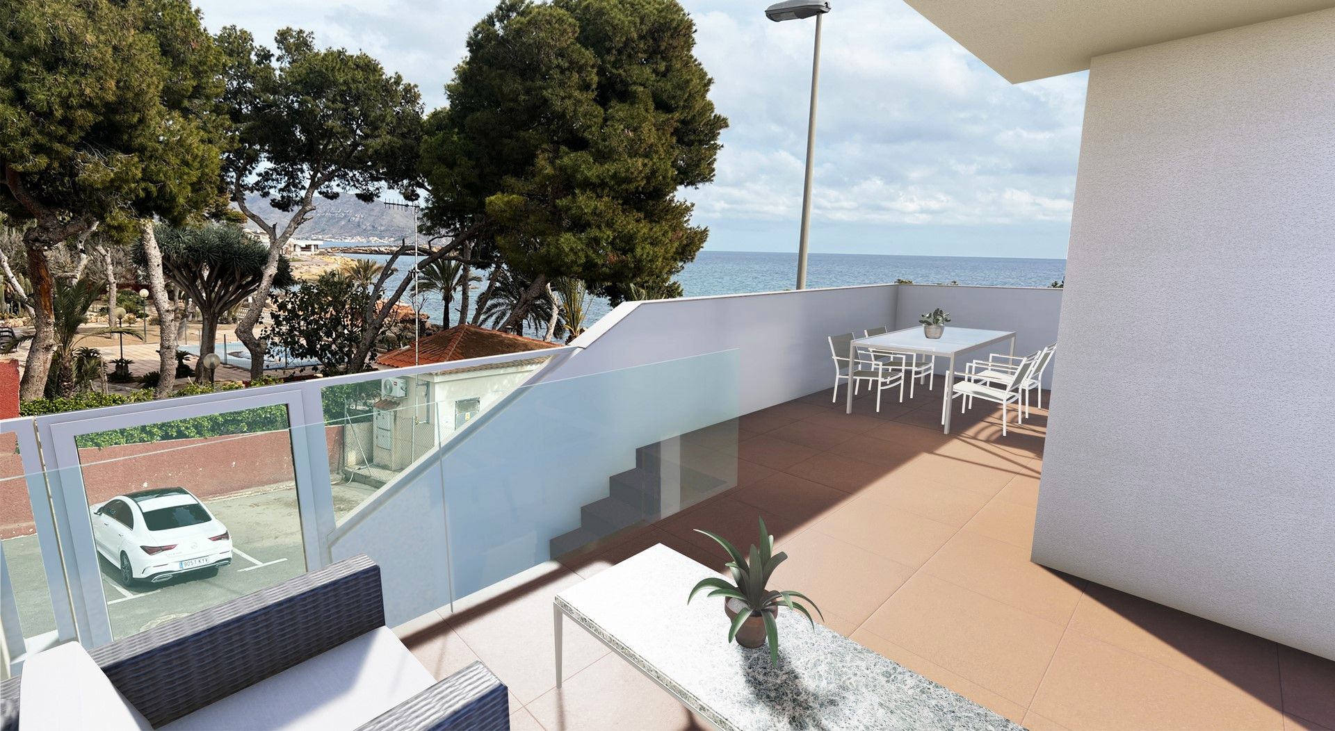 Terrace of House or chalet for sale in Cartagena  with Furnished, Balcony and Community pool