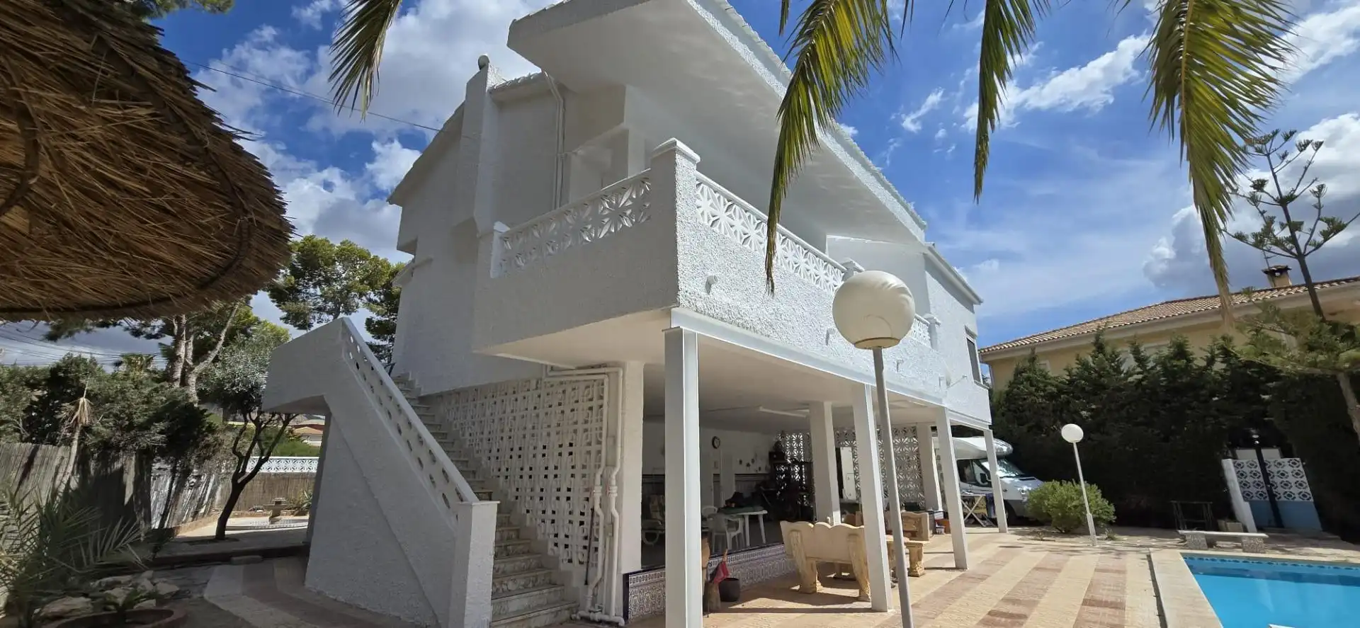 Vista exterior de Casa o xalet en venda en Cartagena amb Aire condicionat, Calefacció i Jardí privat