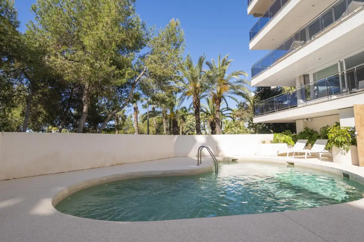 Swimming pool of Flat for rent in Eivissa  with Air Conditioner, Heating and Swimming Pool