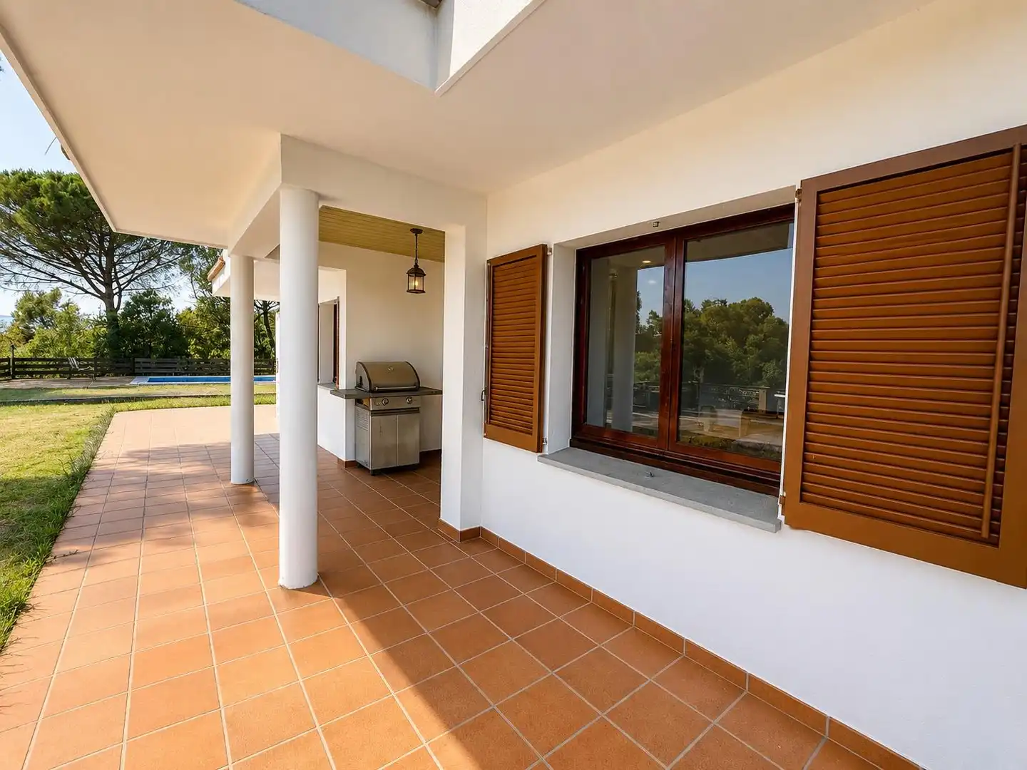 Terrassa de Casa o xalet en venda en Llambilles amb Aire condicionat, Calefacció i Jardí privat