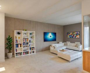 Living room of Single-family semi-detached for sale in Moaña  with Balcony