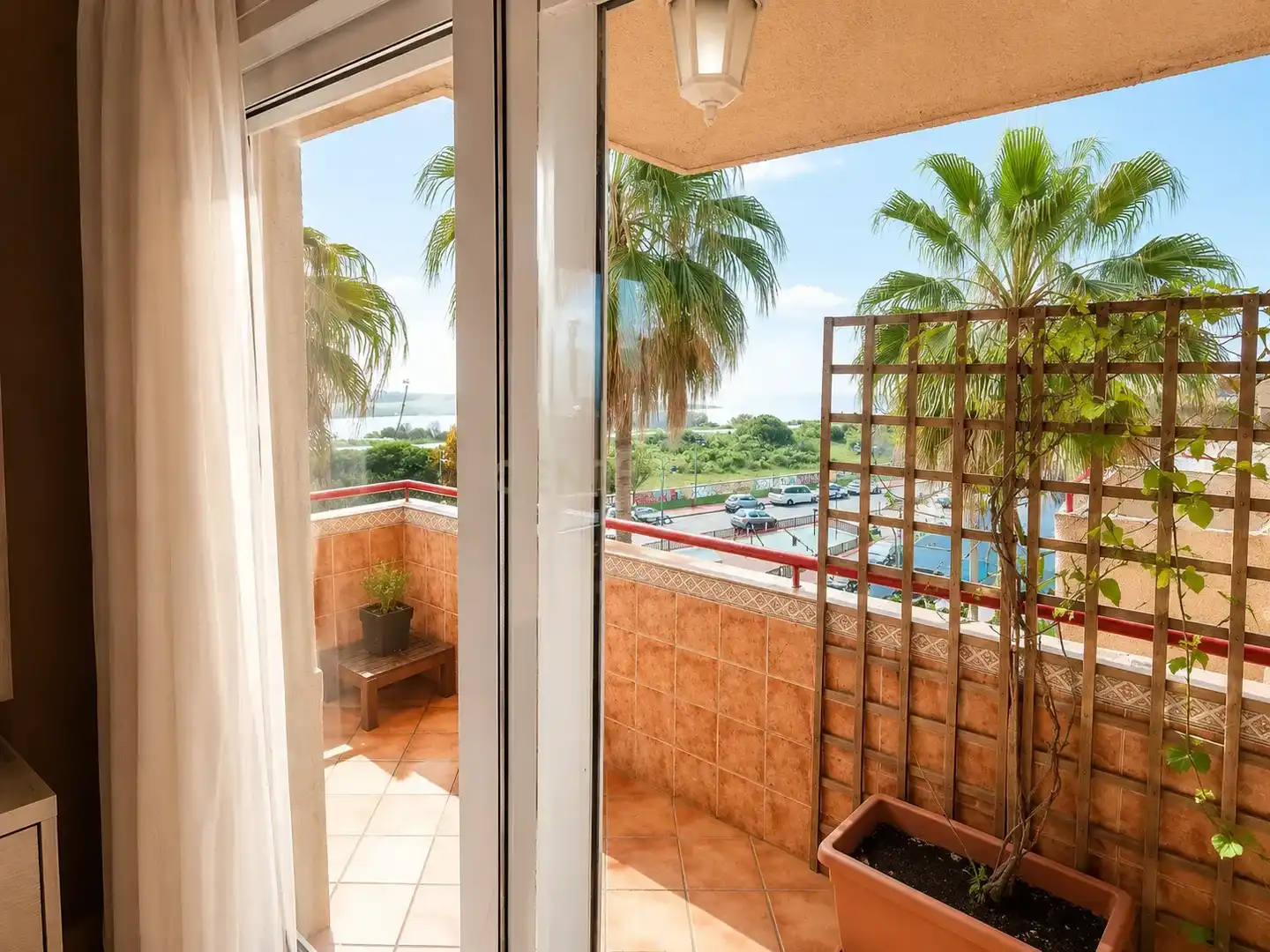 Terrasse von Wohnungen zum Verkauf in Málaga mit Klimaanlage, Privatgarten und Abstellraum