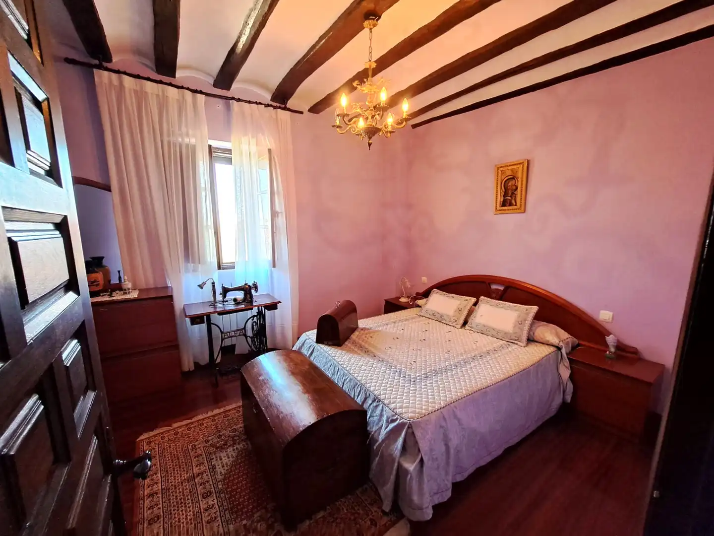 Dormitori de Casa adosada en venda en Baños de Rioja amb Calefacció, Jardí privat i Terrassa