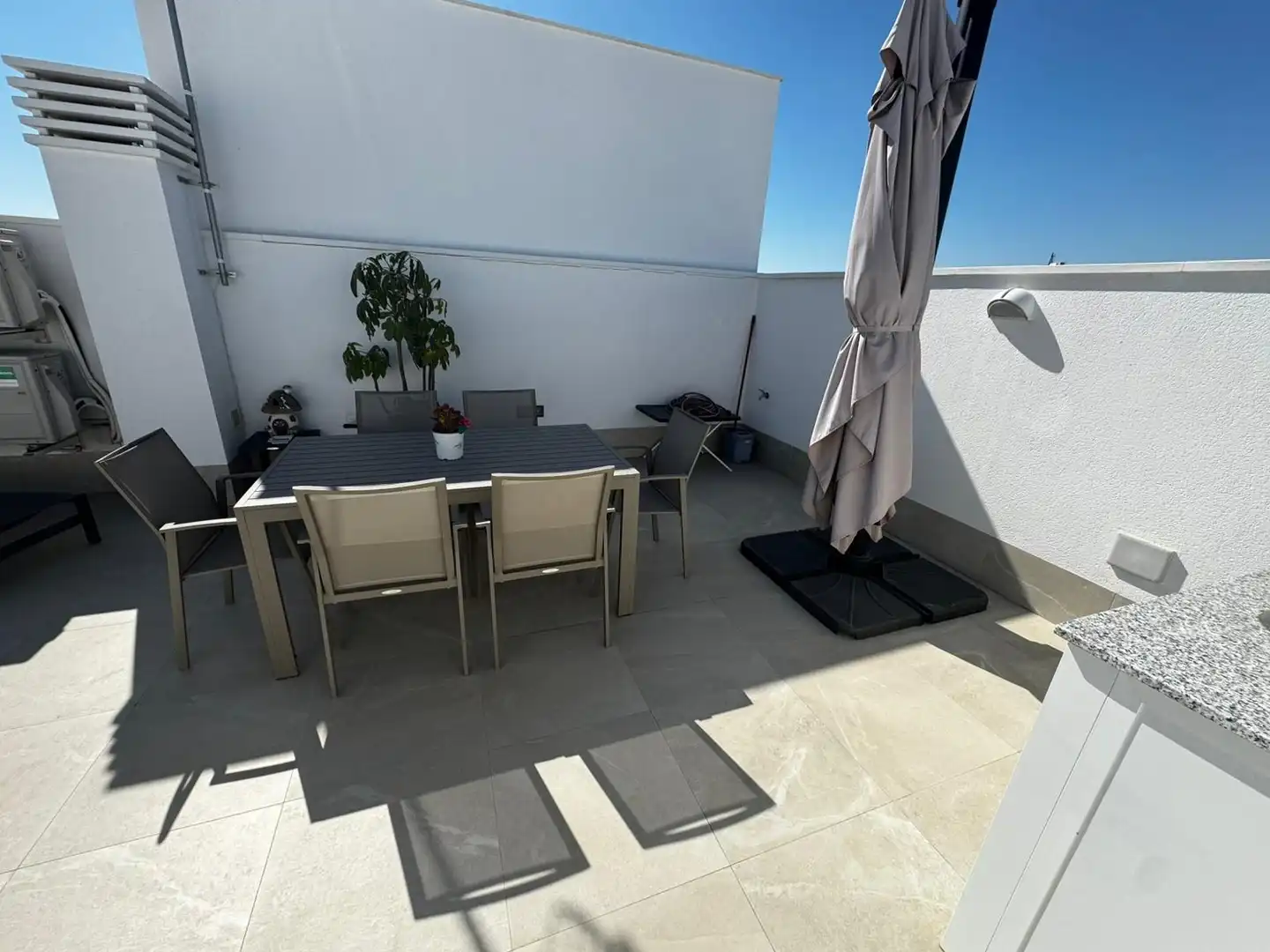 Terrassa de Dúplex en venda en San Pedro del Pinatar amb Aire condicionat, Calefacció i Jardí privat