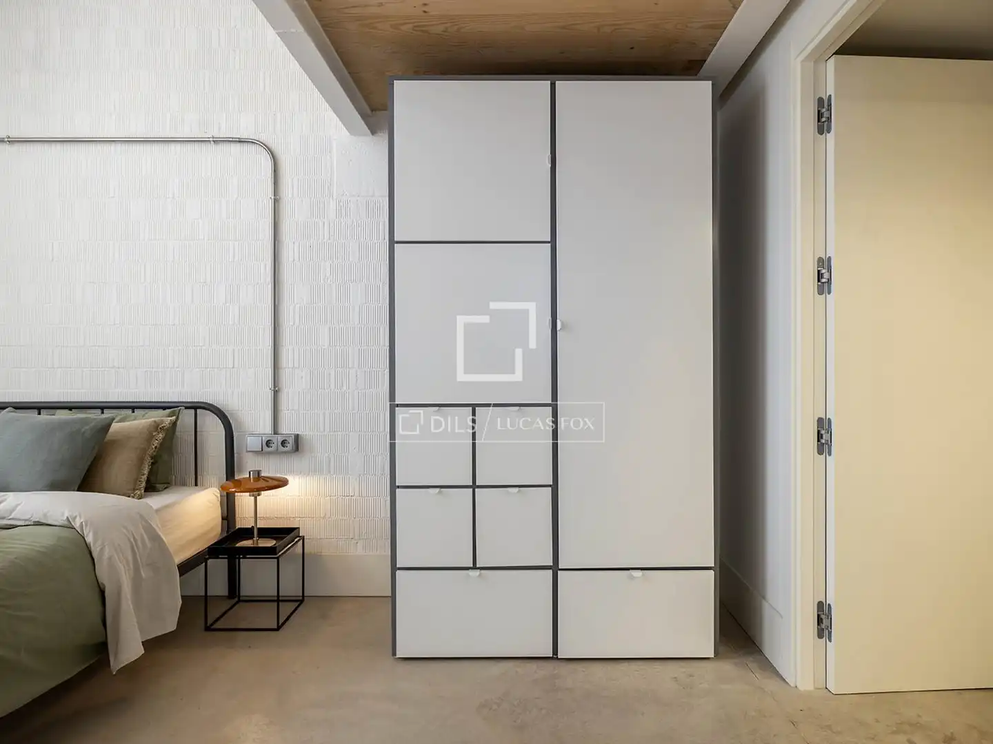 Dormitori de Loft de lloguer en Barcelona amb Aire condicionat, Calefacció i Parquet