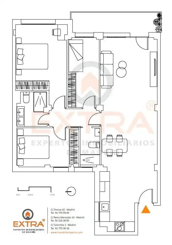 Piso en venta en Madrid con Aire acondicionado, Calefacción y Terraza