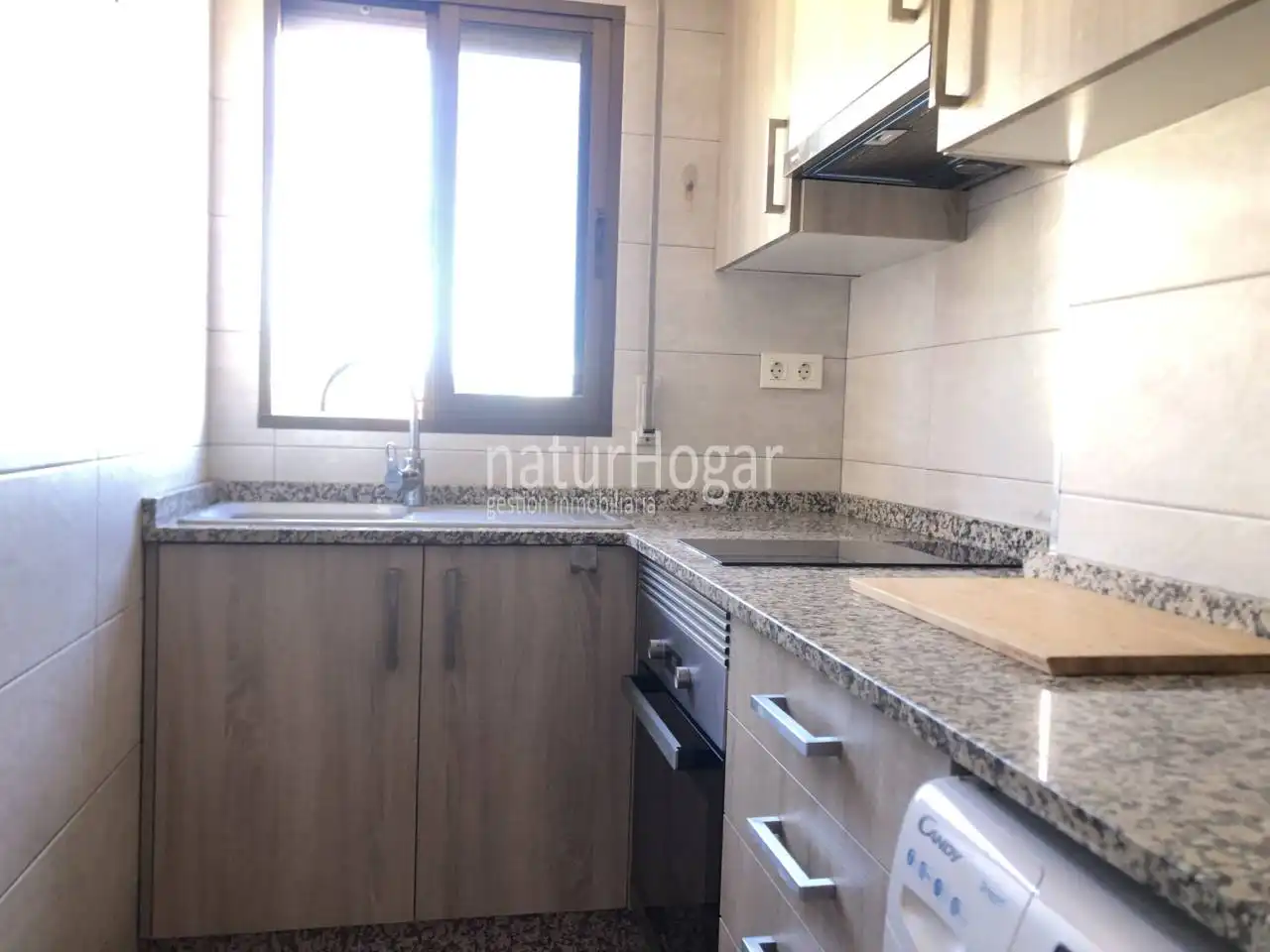 Kitchen of Flat for rent in Valencia  with Air Conditioner, Furnished and Balcony