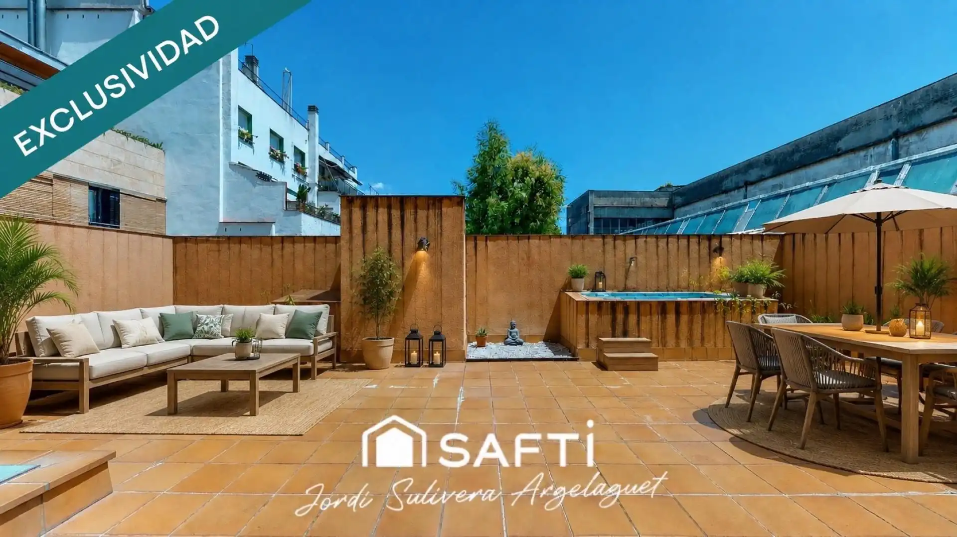 Vista exterior de Piso en venta en Girona con Aire acondicionado, Calefacción y Terraza