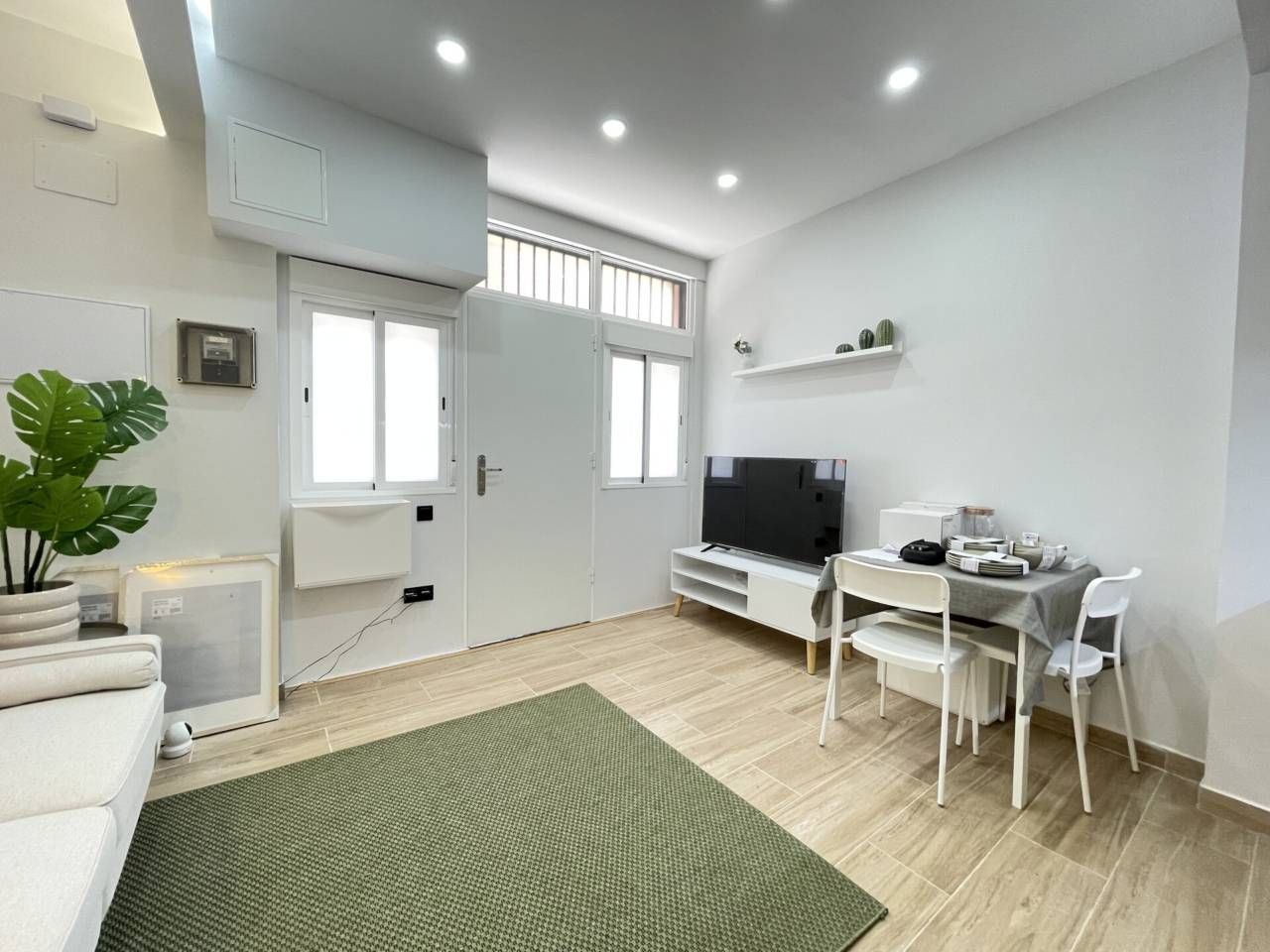 Sala de estar de Piso en venta en  Barcelona Capital con Aire acondicionado, Calefacción y Amueblado
