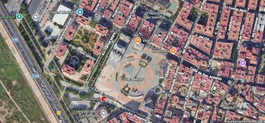 Vista exterior de Garaje en venta en Valencia
