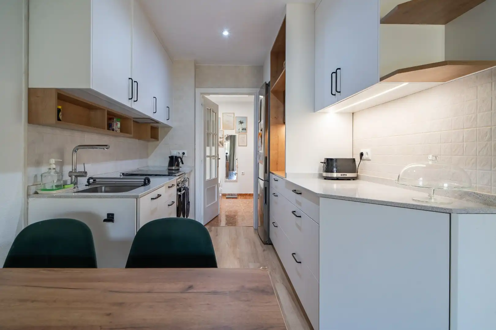 Cocina de Casa adosada en venta en San Pedro del Pinatar con Aire acondicionado, Calefacción y Terraza