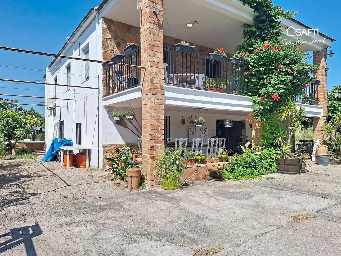 Terraza de Finca rústica en venta en Oliva con Calefacción, Terraza y Piscina
