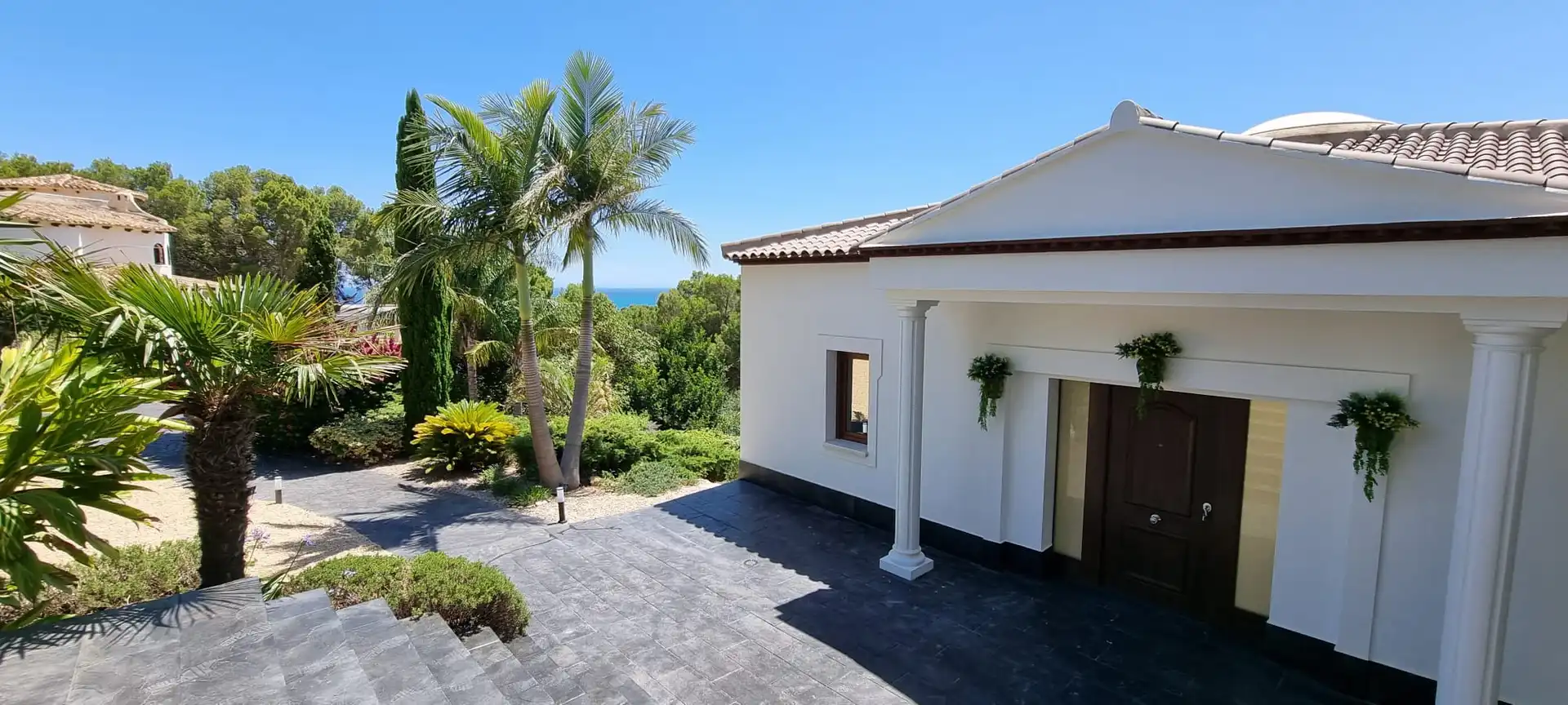 Vista exterior de Casa o chalet en venta en Altea con Aire acondicionado, Calefacción y Jardín privado
