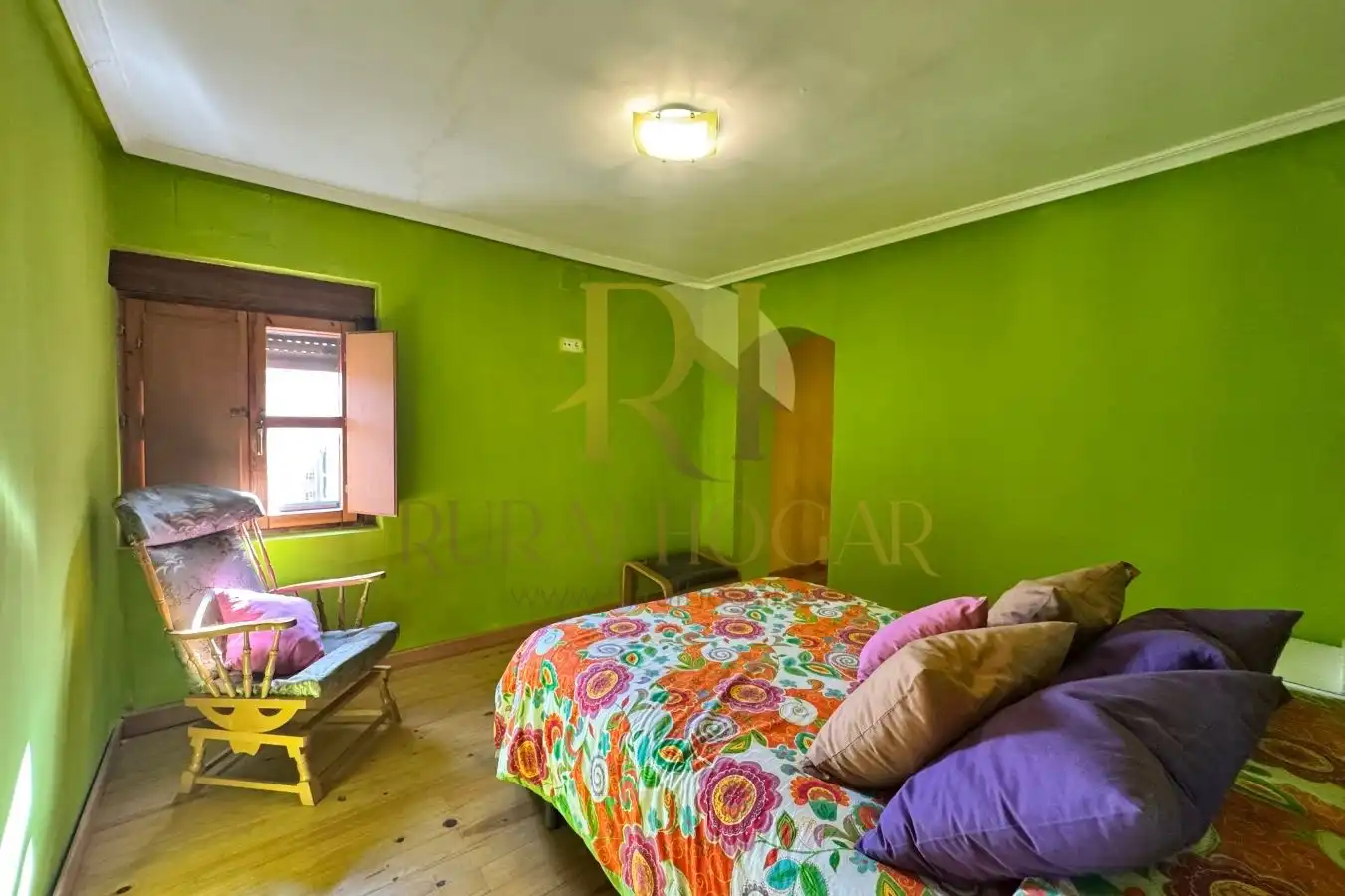 Habitación de Casa o chalet en venta en Gradefes con Calefacción, Parquet y Amueblado