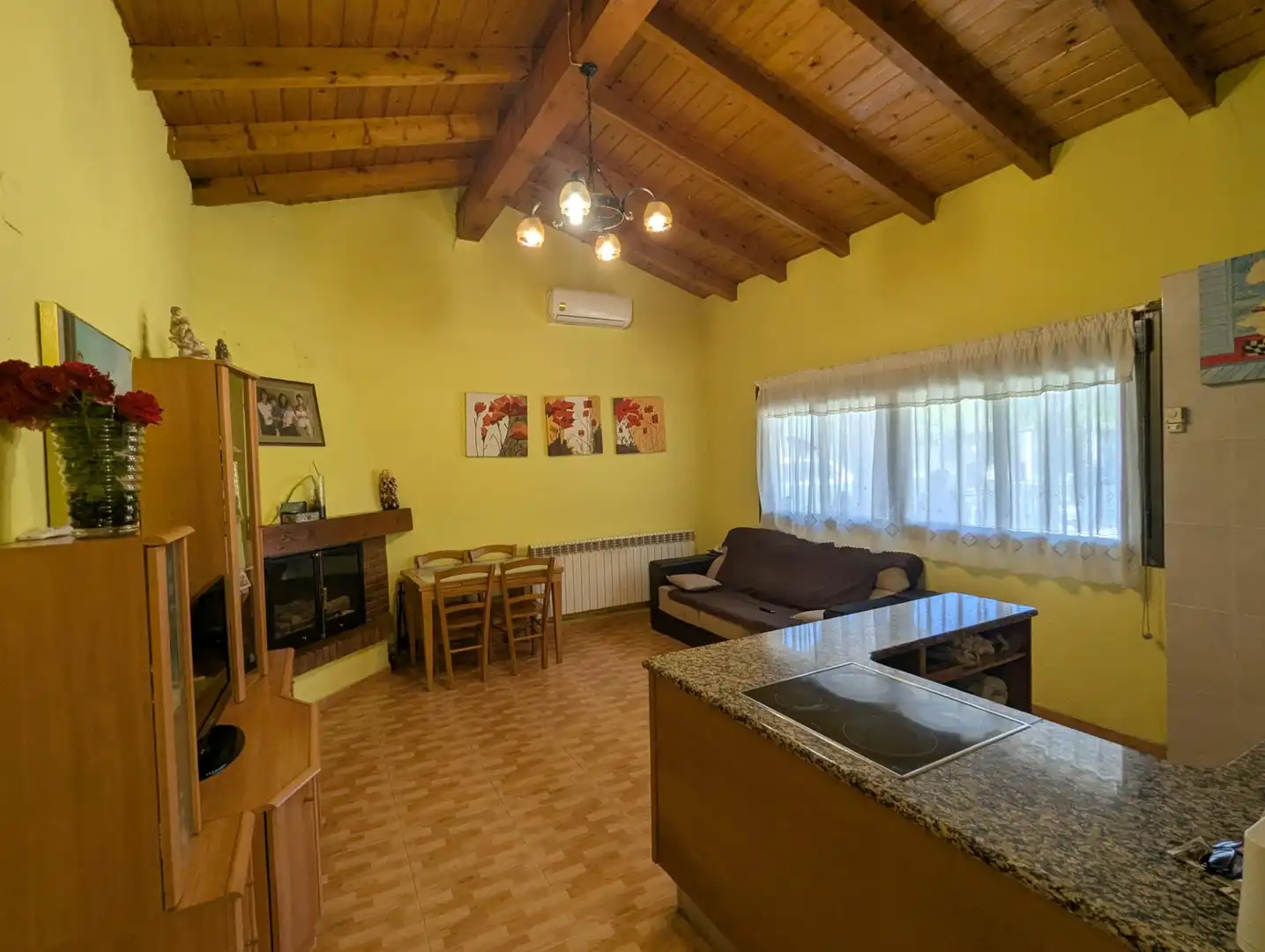 Sala de estar de Finca rústica en venta en Lerín con Jardín privado, Piscina y Amueblado