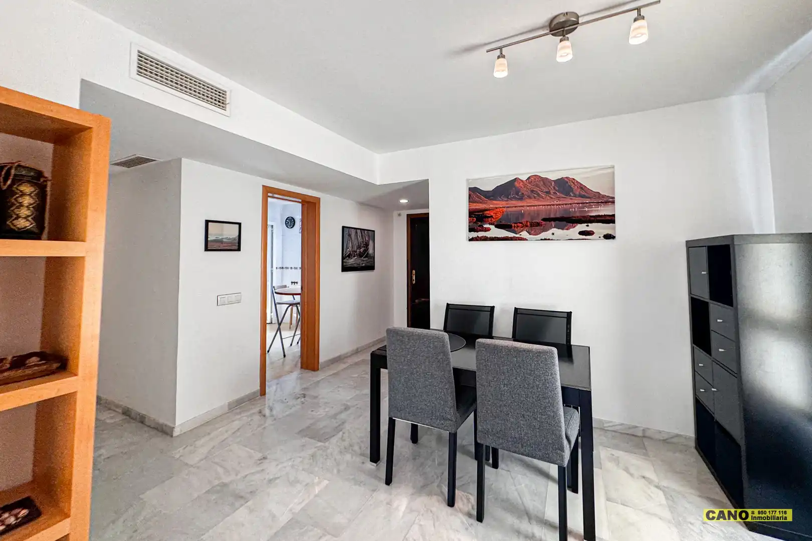 Esszimmer von Wohnung zum Verkauf in Almería mit Klimaanlage, Heizung und Terrasse