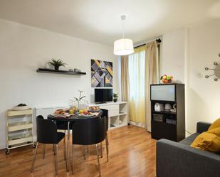 Sala d'estar de Apartament de lloguer en  Madrid Capital amb Aire condicionat