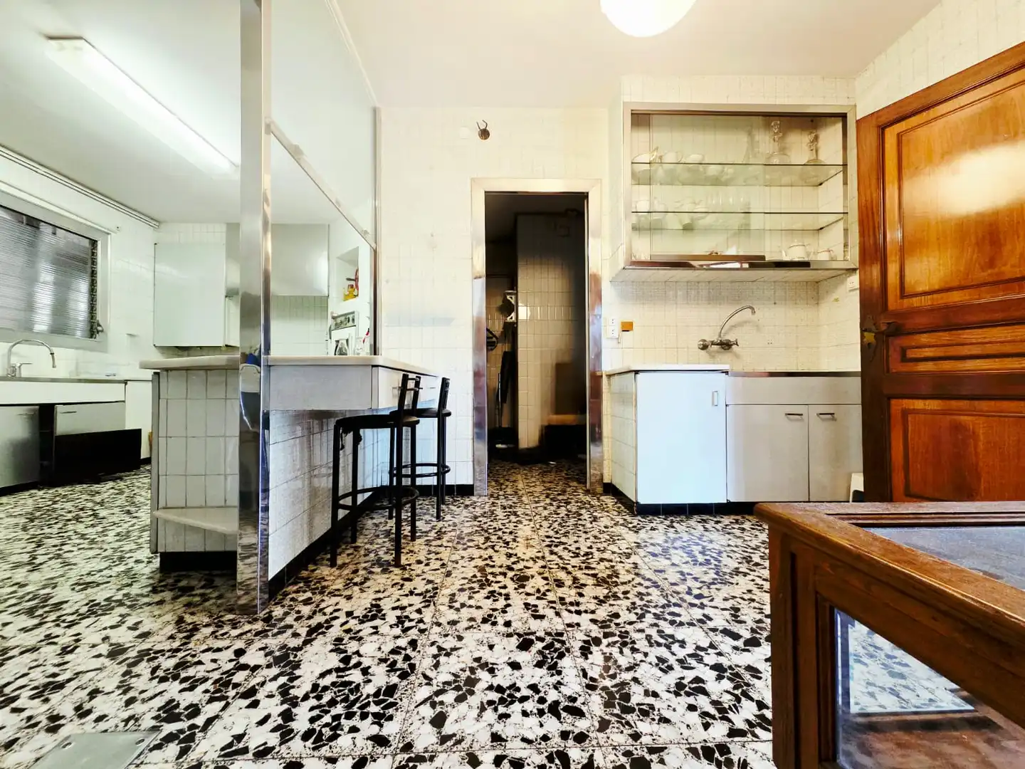 Kitchen of Flat for sale in Barcelona  with Air Conditioner, Heating and Parquet flooring
