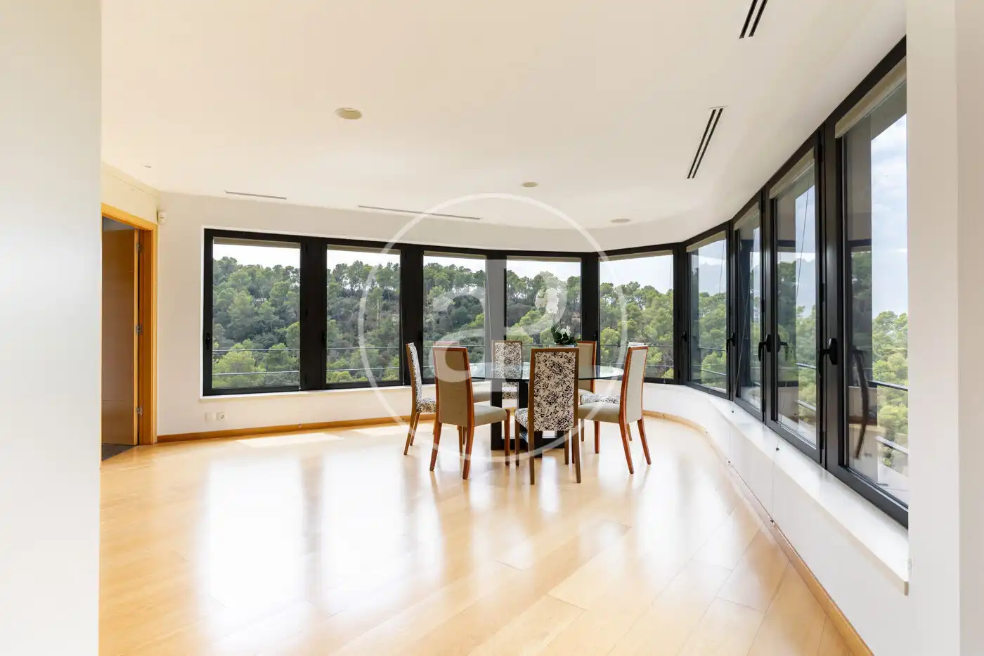Dining room of Houses for sale in Sant Cugat del Vallès  with Air Conditioner, Heating and Private garden