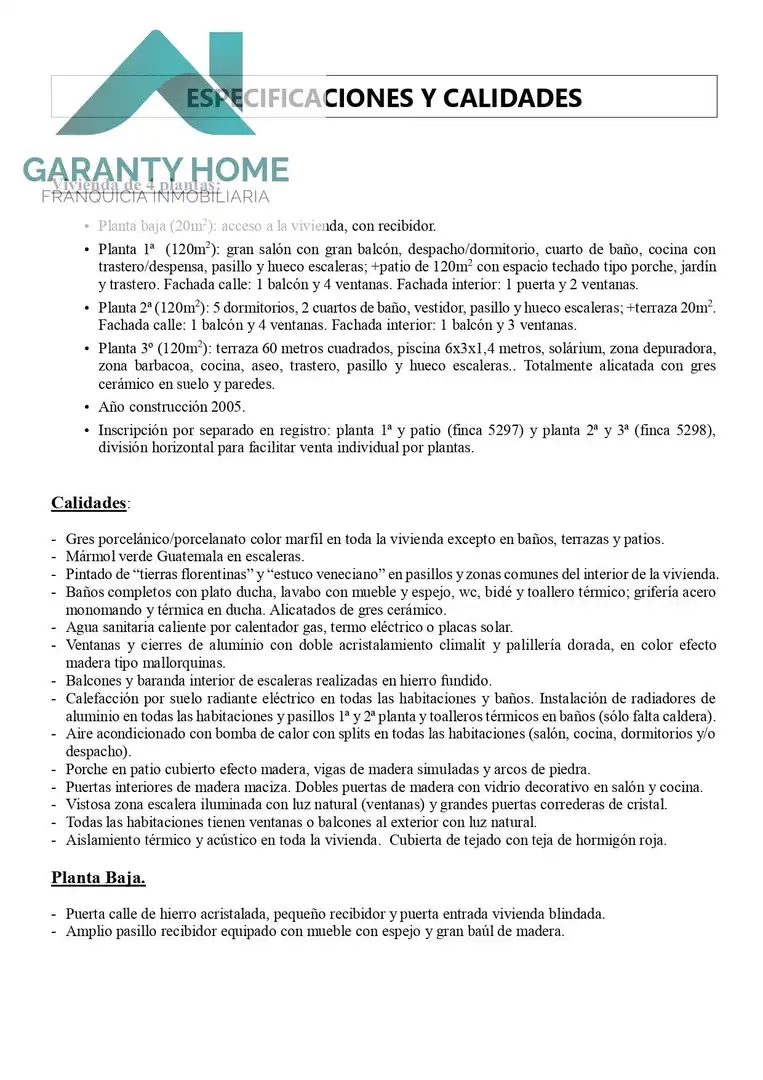 Jardín de Casa o chalet en venta en Cárcheles con Aire acondicionado, Calefacción y Jardín privado