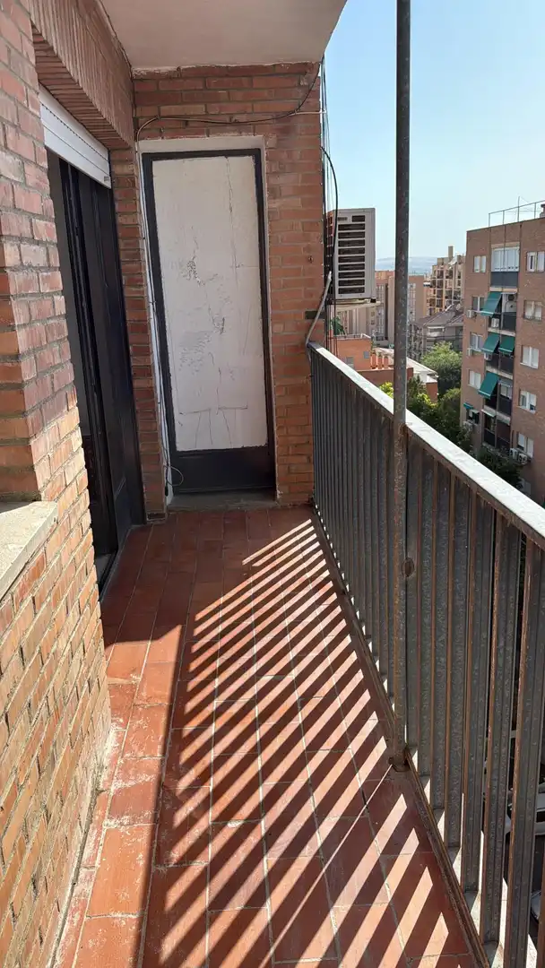 Balcony of Flat for share in Granada  with Air Conditioner, Terrace and Furnished