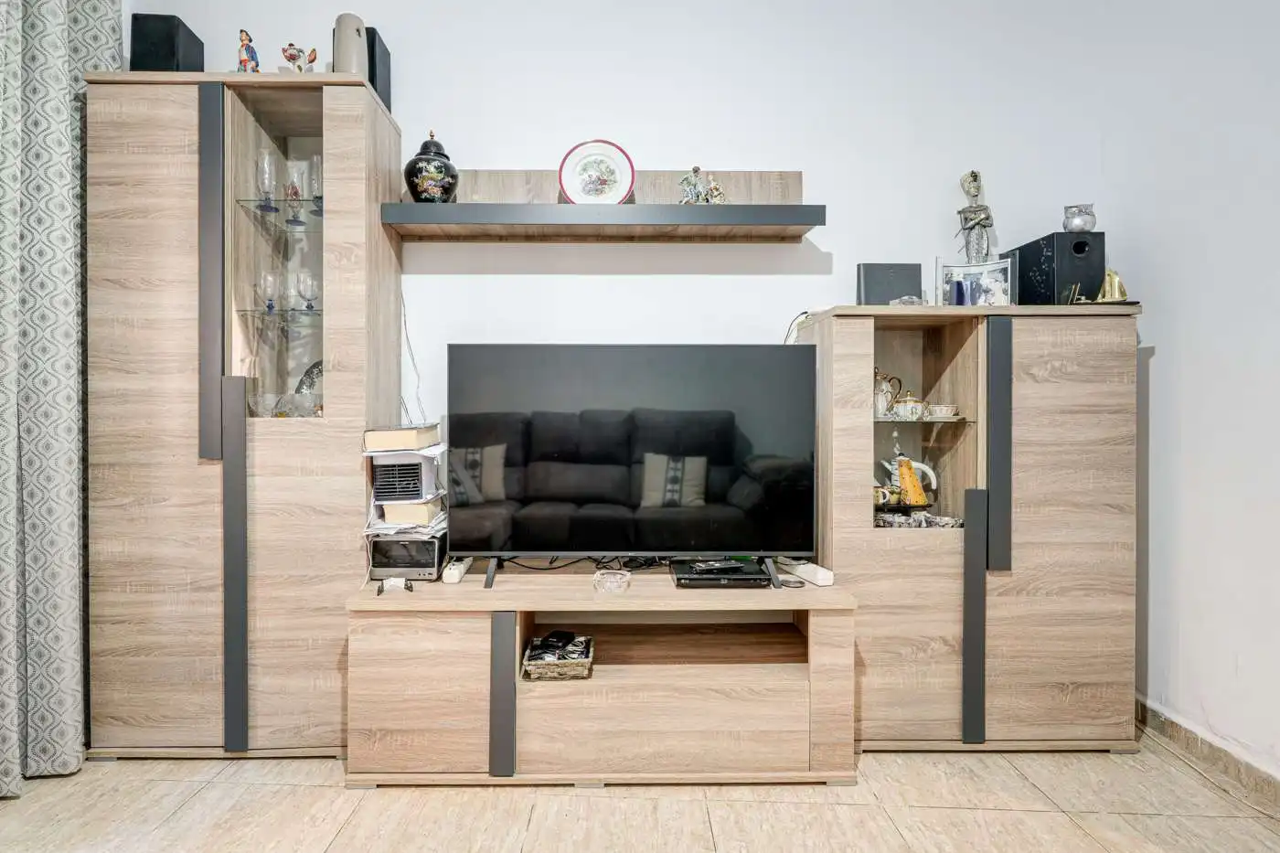 Wohnzimmer von Wohnung zum Verkauf in Barcelona mit Heizung und Möbliert