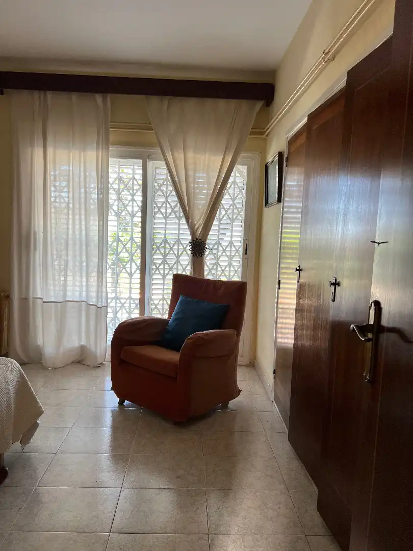 Sala d'estar de Casa o xalet en venda en Mataró amb Aire condicionat, Jardí privat i Terrassa