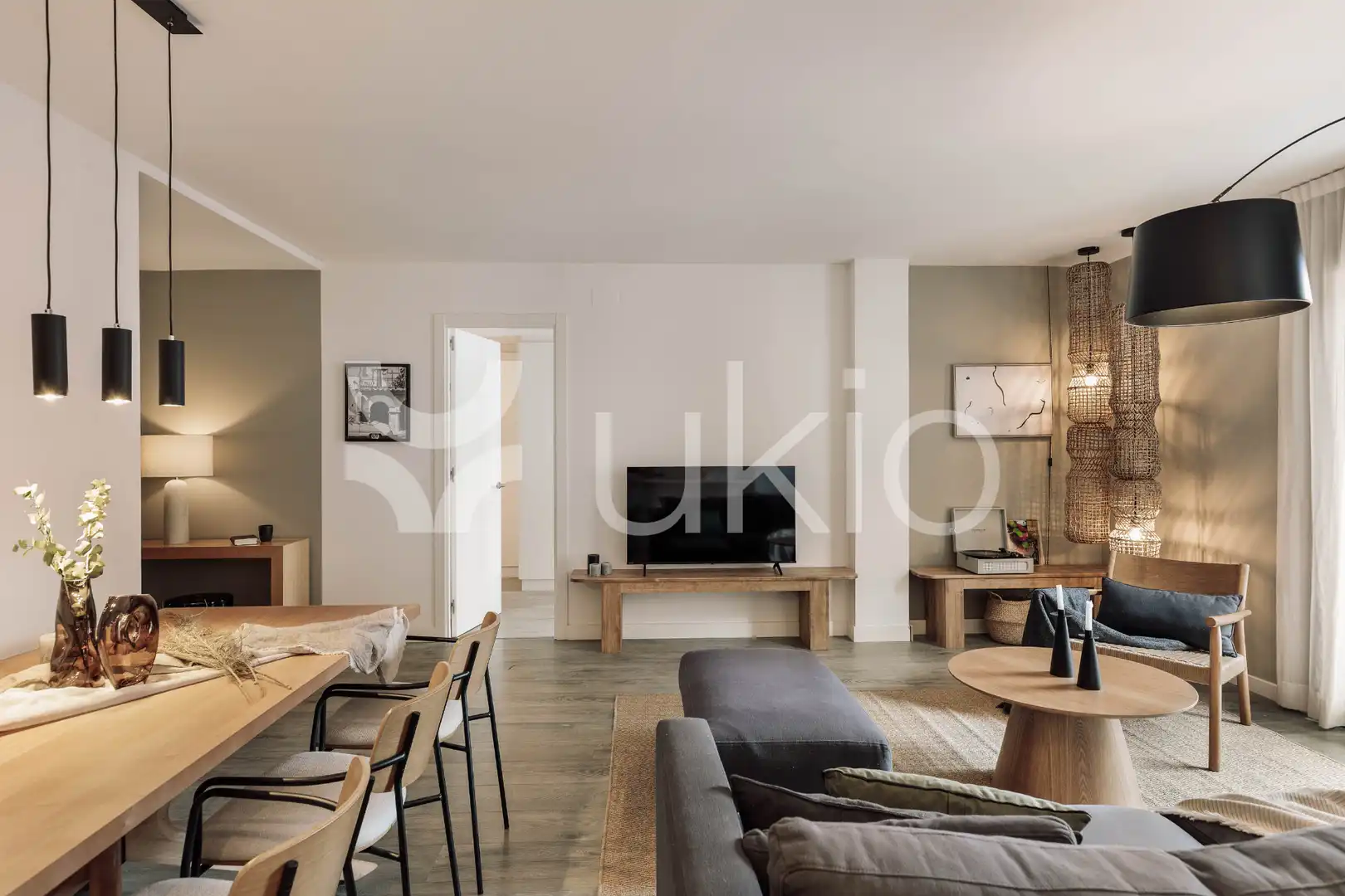 Sala d'estar de Apartament de lloguer en Barcelona amb Aire condicionat, Calefacció i Moblat