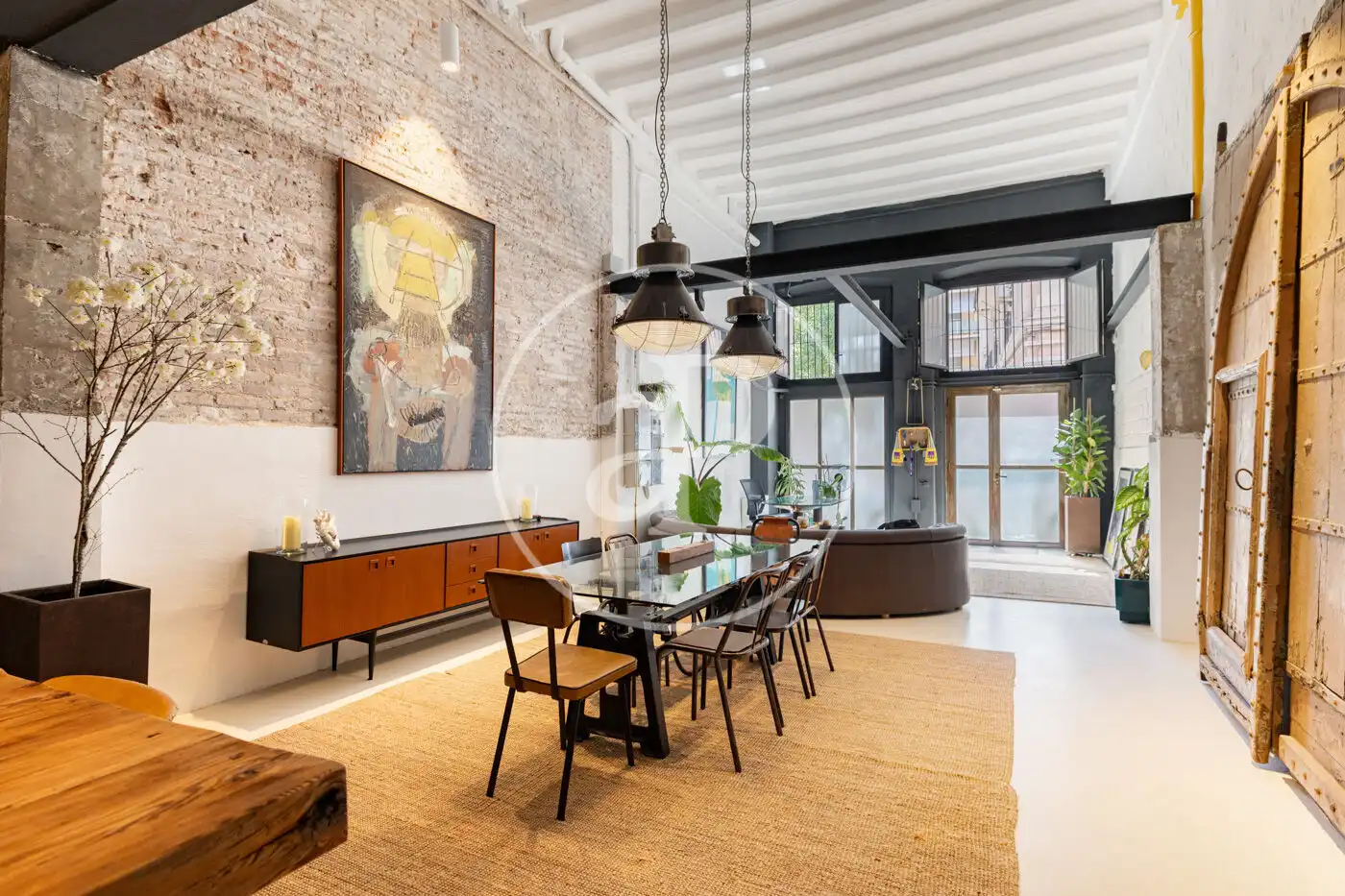 Dining room of Lofts for sale in Barcelona  with Air Conditioner and Heating