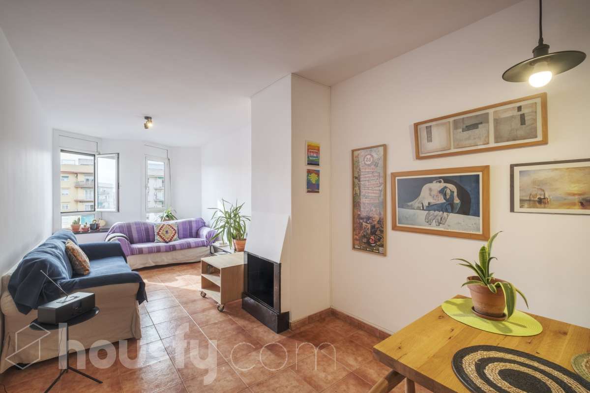 Sala d'estar de Pis en venda en  Barcelona Capital