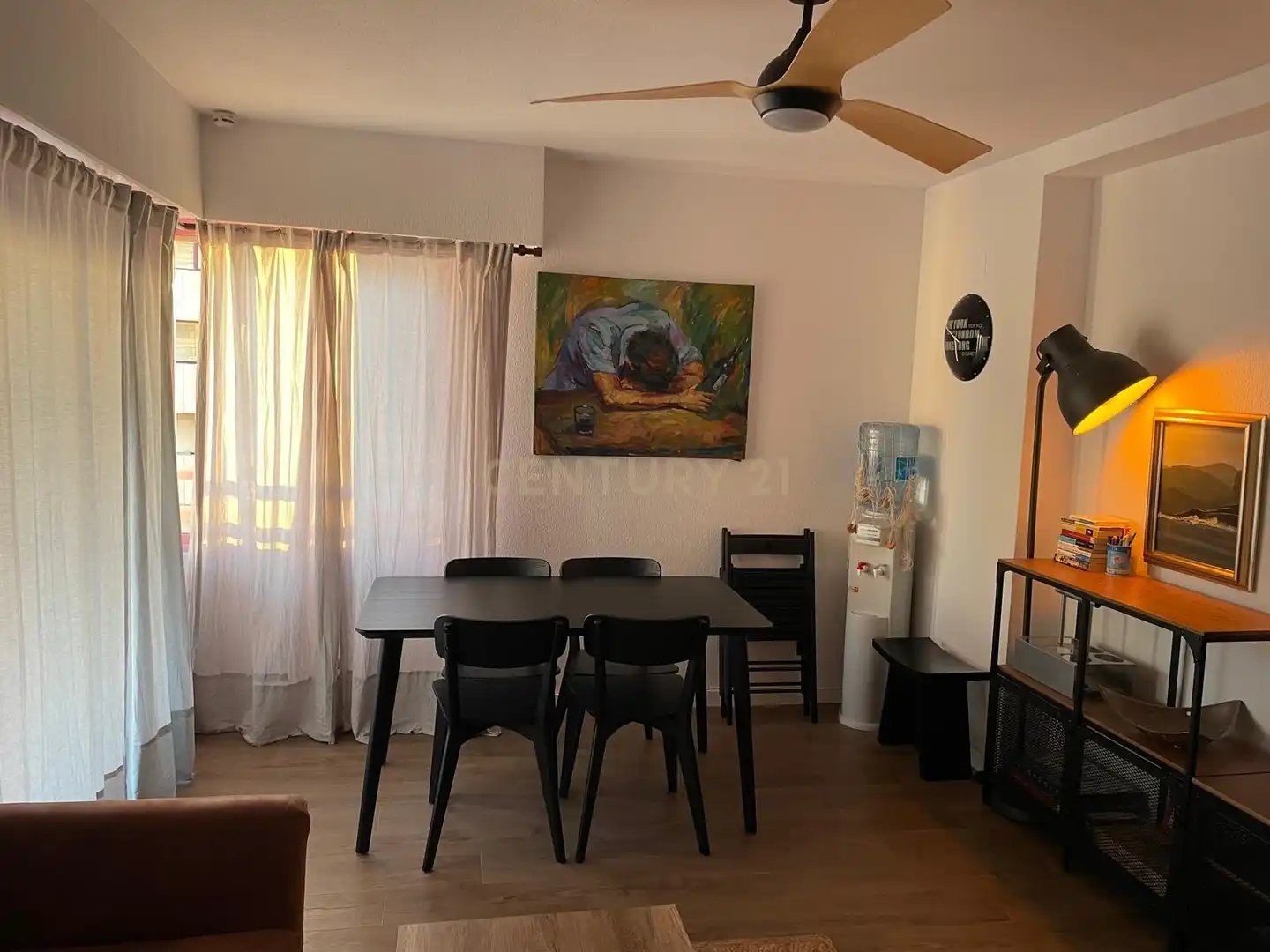 Menjador de Apartament de lloguer en Calpe / Calp amb Aire condicionat, Forn i Rentadora