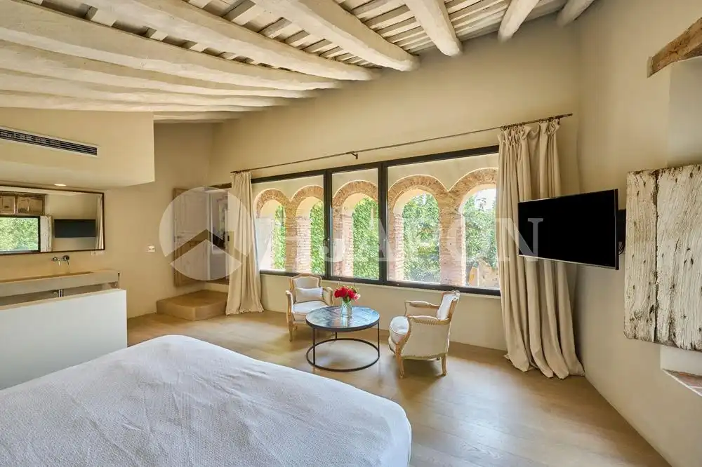 Schlafzimmer von Haus oder Chalet zum Verkauf in Alella mit Klimaanlage, Heizung und Privatgarten