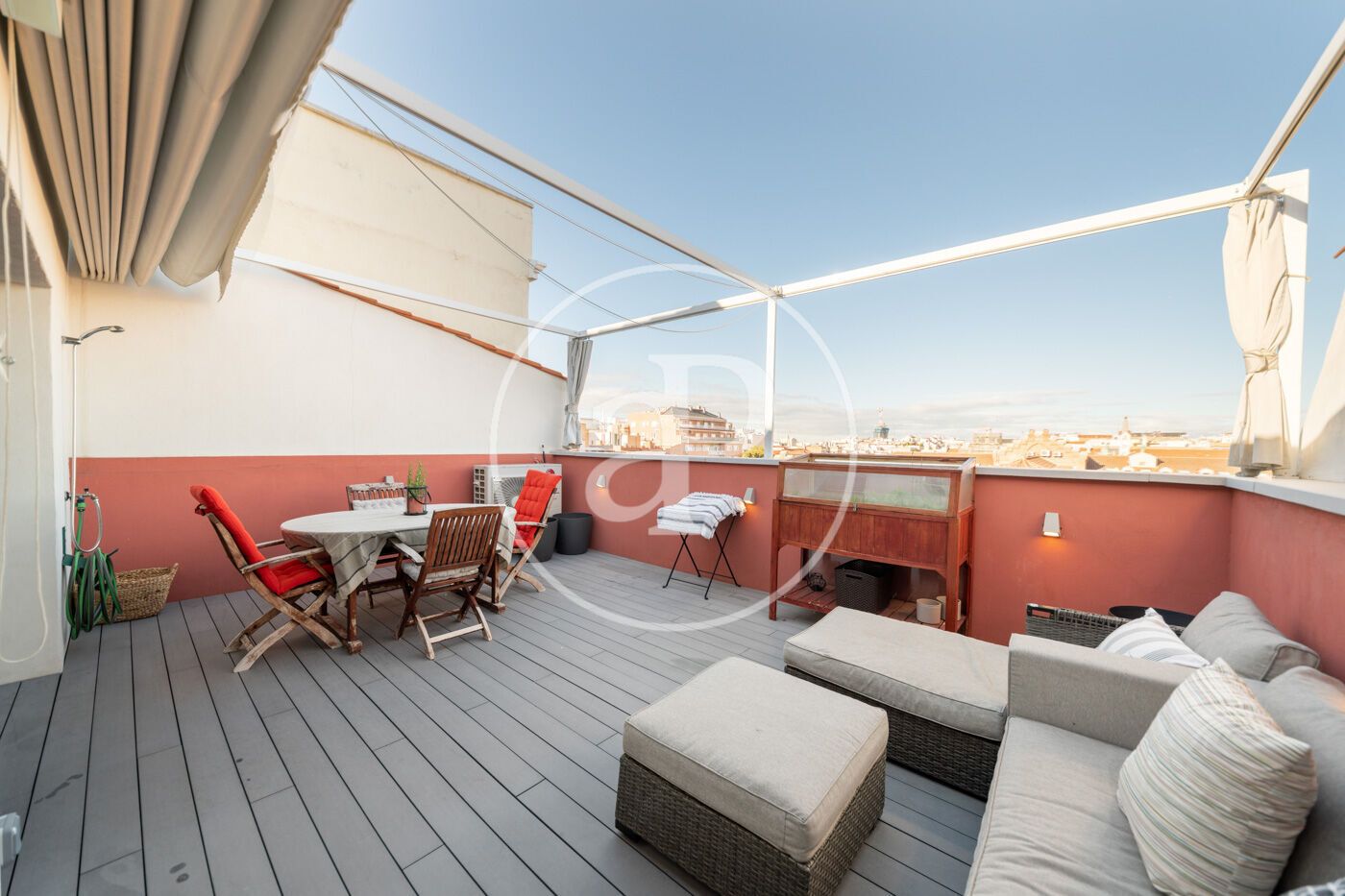 Terrace of Attic to rent in  Madrid Capital  with Air Conditioner, Heating and Terrace