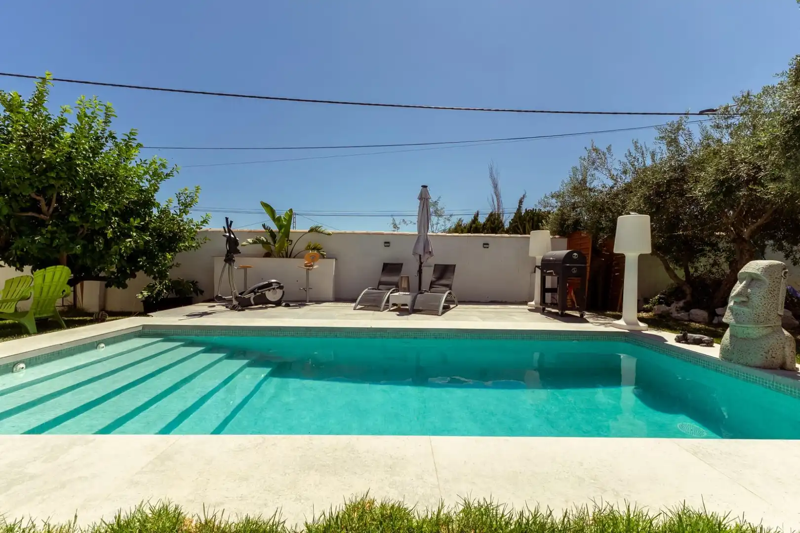 Piscina de Casa o chalet en venta en Málaga con Aire acondicionado, Jardín privado y Terraza