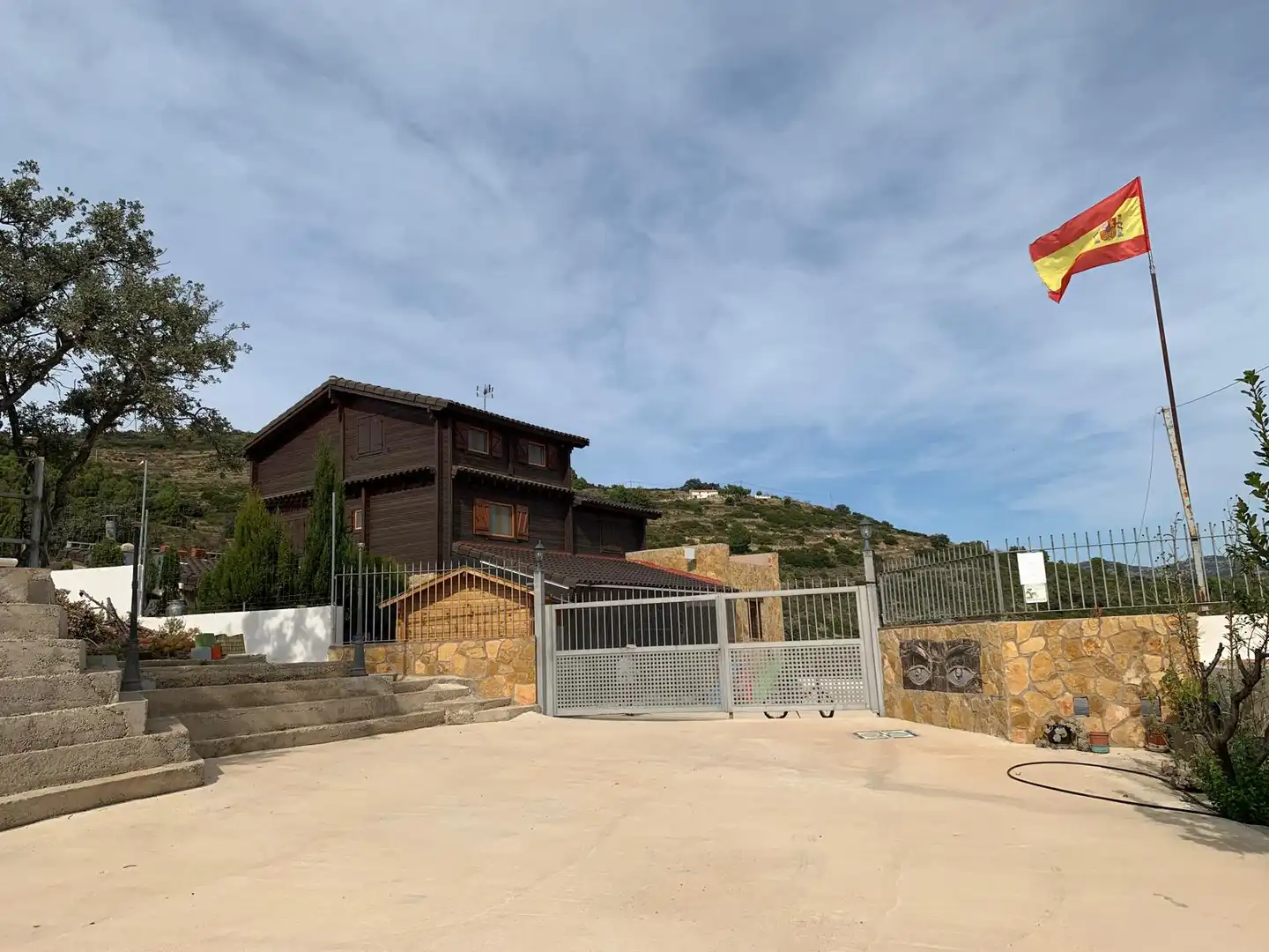 Vista exterior de Finca rústica en venta en Sierra Engarcerán con Aire acondicionado, Terraza y Trastero