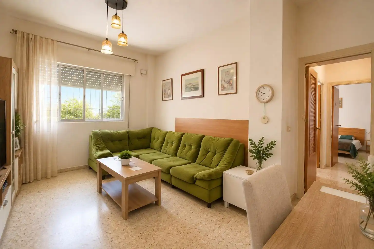 Sala de estar de Piso en venta en Jerez de la Frontera
