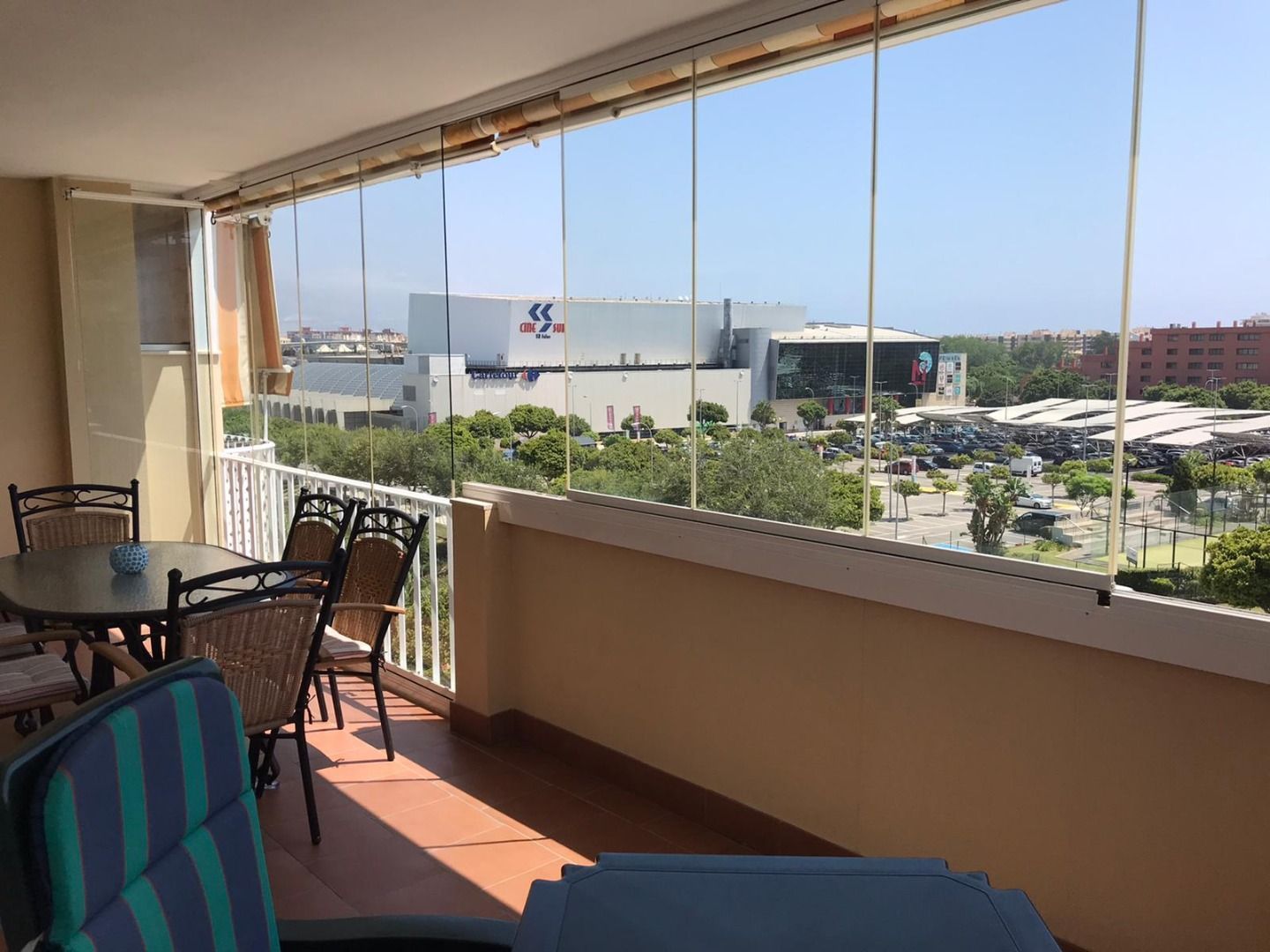 Terrace of Flat for rent in Fuengirola  with Air Conditioner, Terrace and Swimming Pool