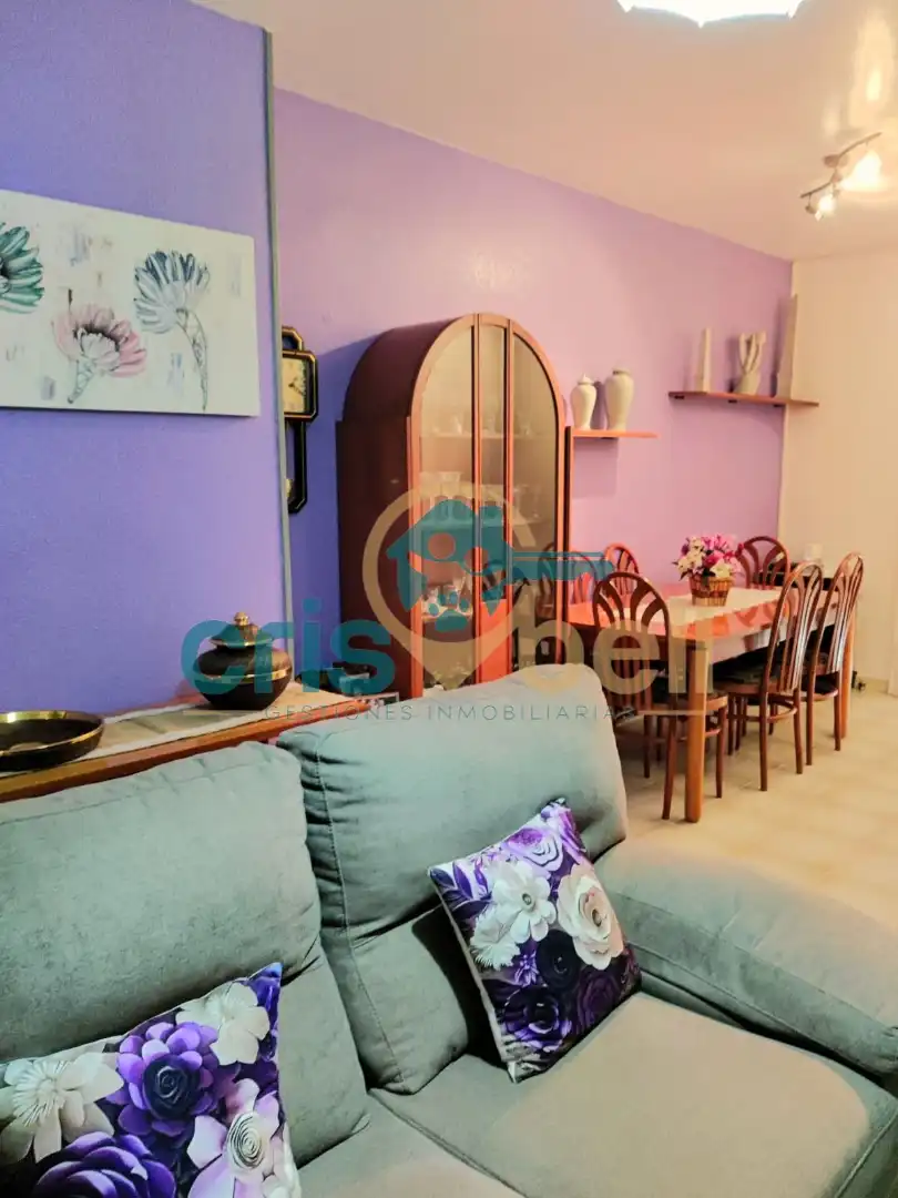 Living room of Flat for sale in Lorca  with Air Conditioner, Terrace and Furnished
