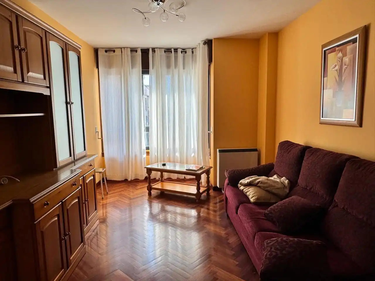 Sala de estar de Piso de alquiler en A Coruña Capital  con Amueblado