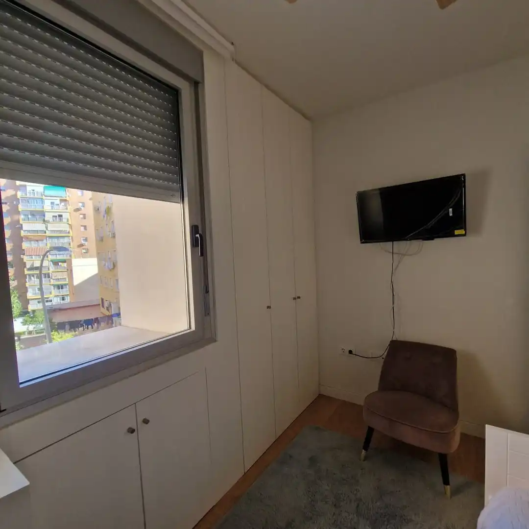 Bedroom of Flat for sale in Málaga  with Air Conditioner, Storage room and Furnished