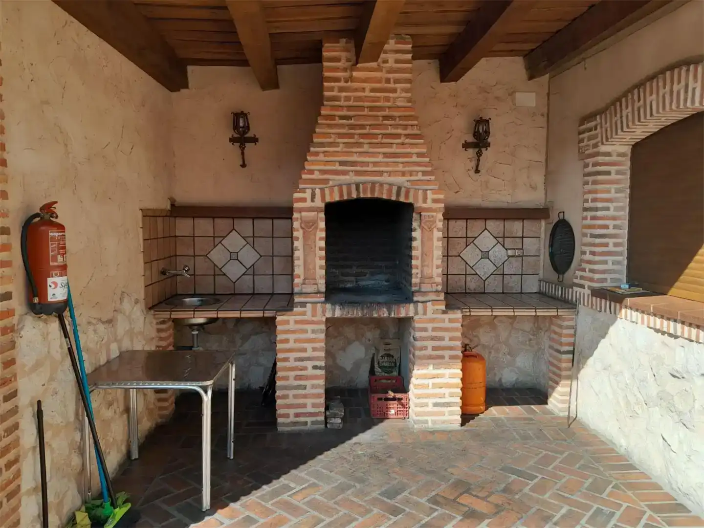 Cocina de Casa o chalet en venta en Navas de Oro con Piscina y Amueblado