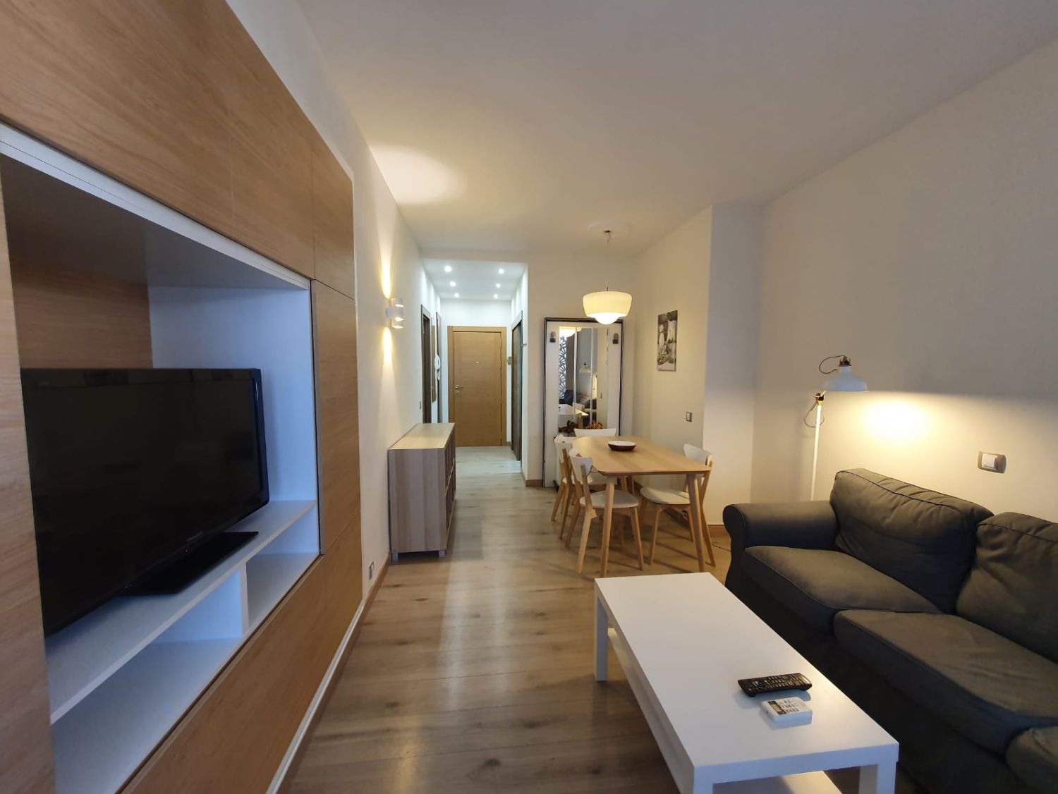 Living room of Apartment to rent in Torremolinos  with Air Conditioner, Heating and Parquet flooring