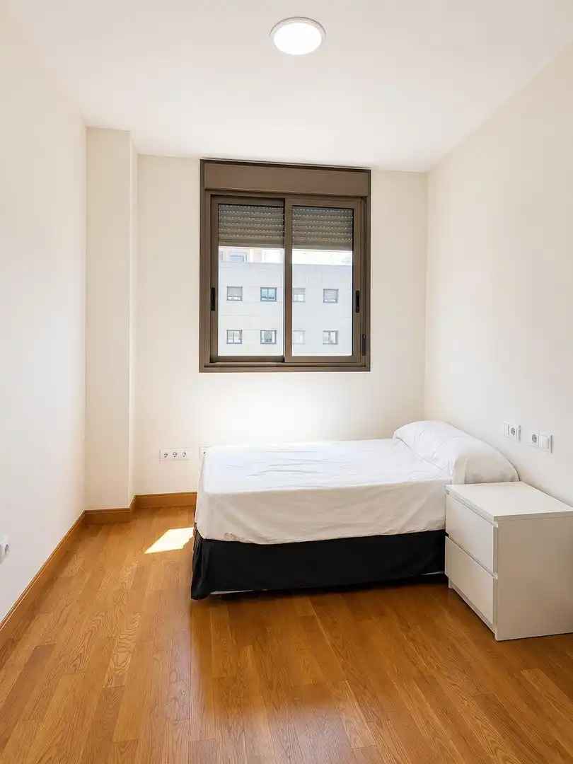 Bedroom of Flat for rent in Almería  with Air Conditioner and Furnished