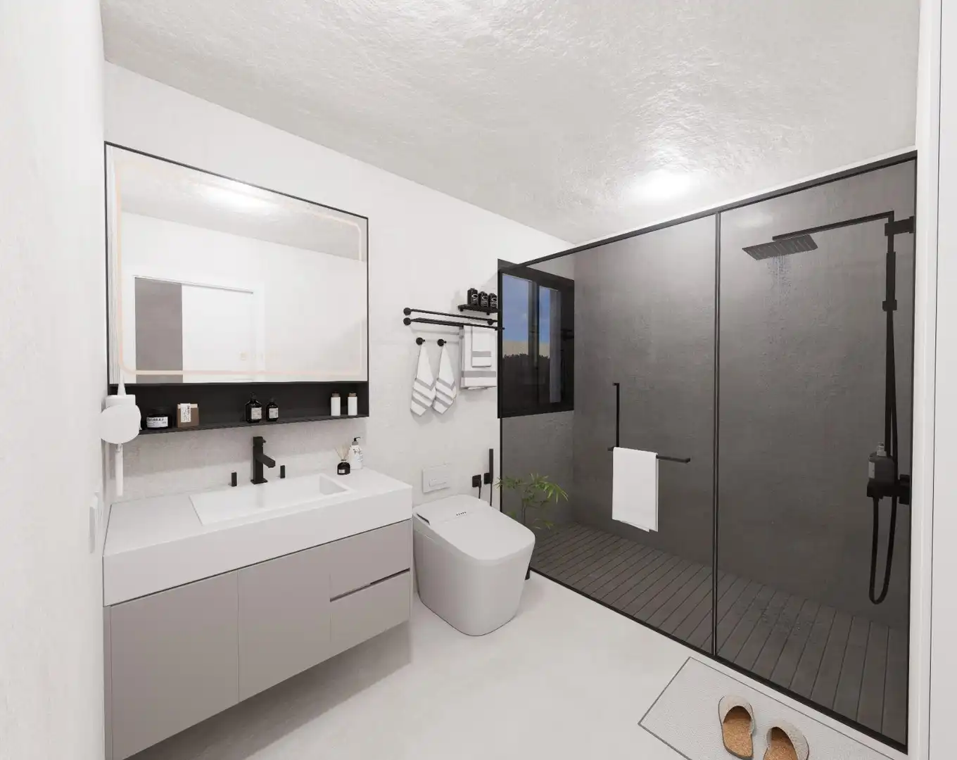 Baño de Casa o chalet en venta en Blanes con Aire acondicionado, Calefacción y Jardín privado