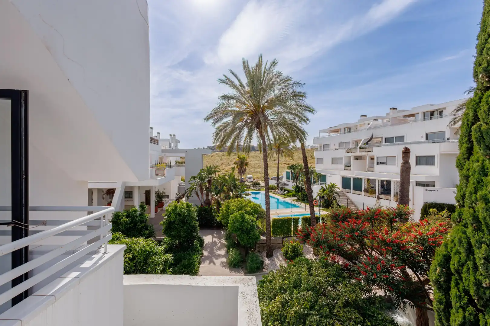 Terraza de Ático en venta en Mijas con Aire acondicionado, Calefacción y Jardín privado