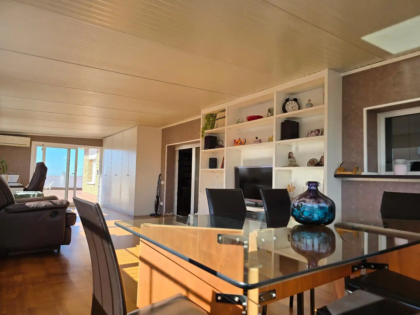 Dining room of Attic for sale in Barcelona  with Air Conditioner, Heating and Terrace