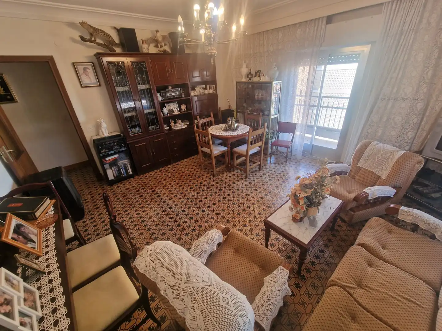 Living room of Flat for sale in Talavera de la Reina  with Terrace, Washing machine and Balcony