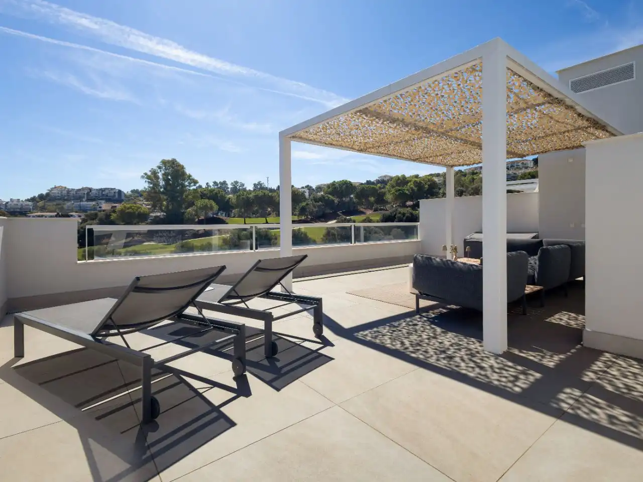 Terraza de Apartamento en venta en Mijas con Aire acondicionado, Terraza y Balcón