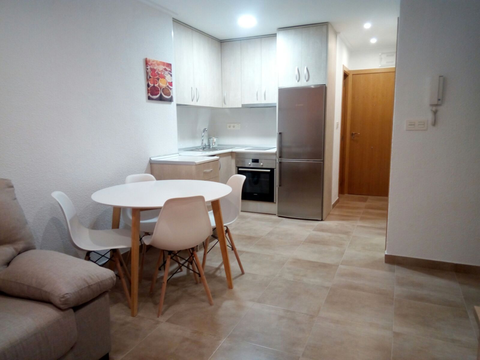 Cocina de Piso de alquiler en Elche / Elx con Amueblado y Balcón