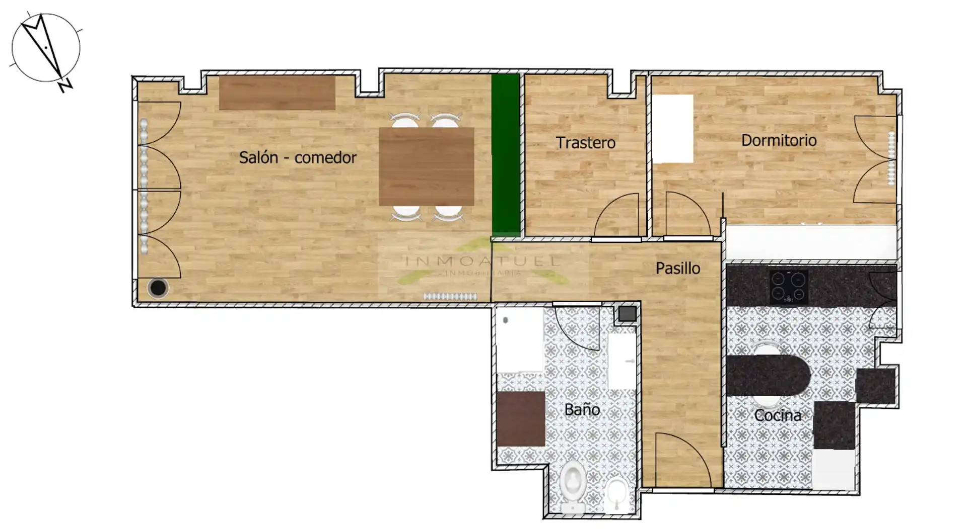 Wohnung zum Verkauf in A Coruña Capital  mit Heizung, Ofen und Waschmaschine